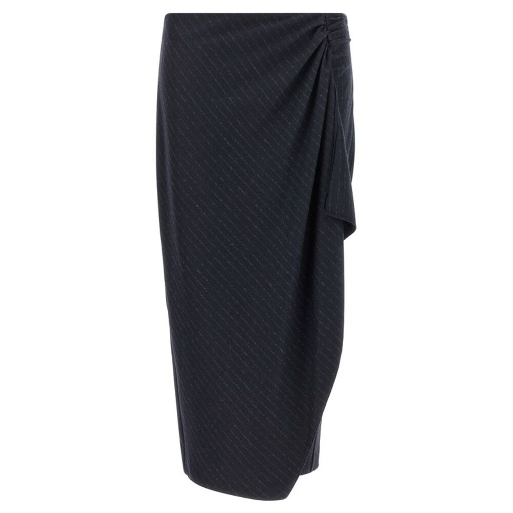 PINKO Blue Polyester Mini Women's Skirt